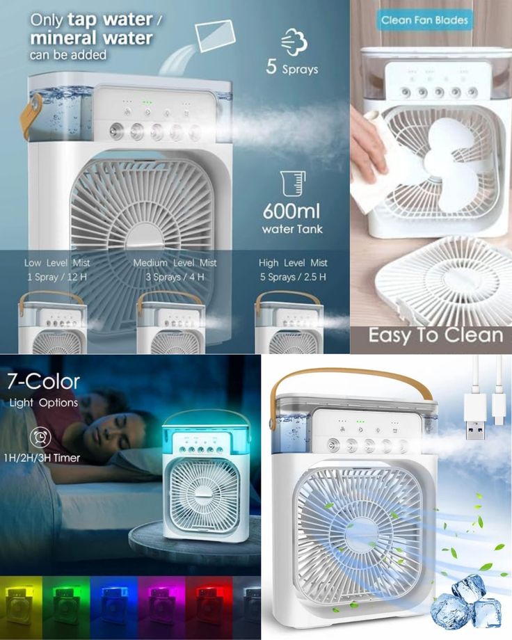 Cooling Fan With Ice